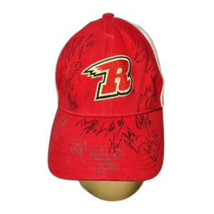 Rapid City Rush-ECHL Minor Hockey League Team (Signed) - Red & White Cap